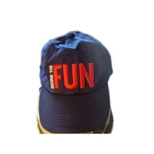 Carnival Adventures Behind The Fun Blue Red Hat Cotton Adjustable Strap